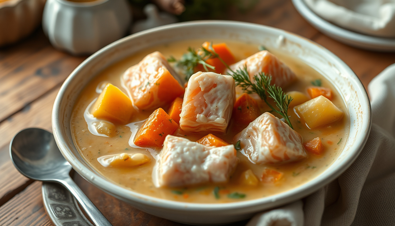 Fiskgryta med lax och torsk – Jennys Matblogg recept