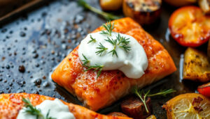 Lax i ugn med crème fraiche – 5 enkla recept och såser